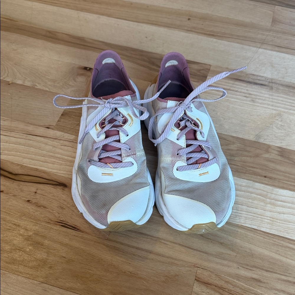 Sorel Women's Pink & White Mesh Lace-Up Sneakers